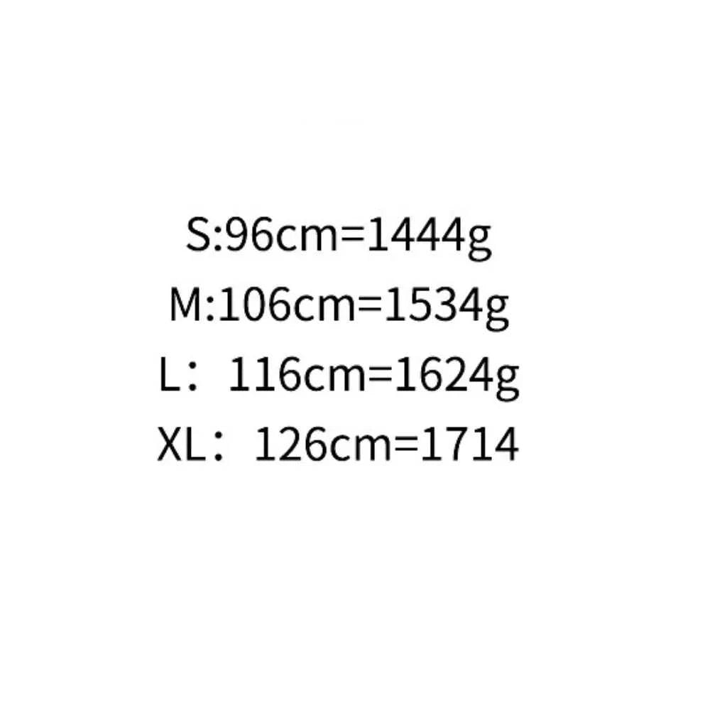 Support Training Belt size and weight chart for S, M, L, XL.