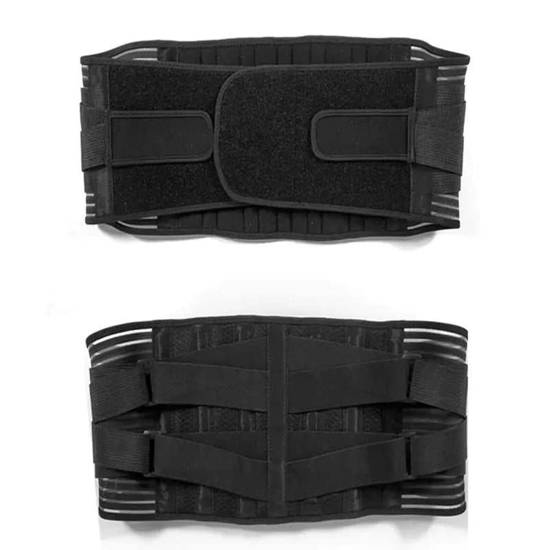 Back Lumbar Support Belt for posture improvement and back pain relief, featuring 4-way stretch and 3D knitting technology.