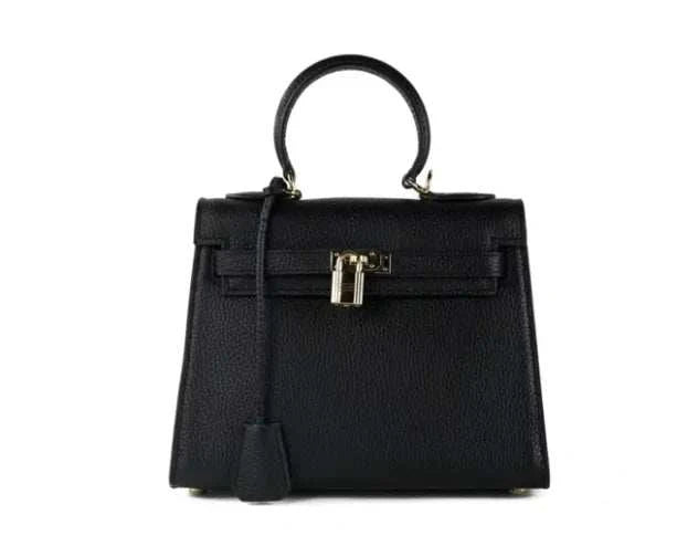 Elegant black Los Angeles Bag with sleek design and premium detailing.